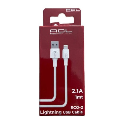 ACL Eco-2 Lightning 2.1A Şarj ve Data Kablosu