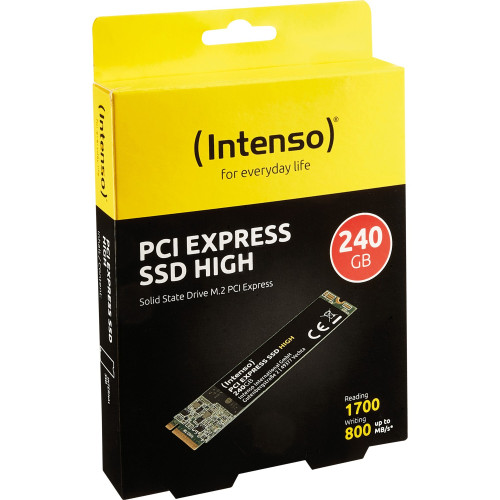 Intenso Hıgh 240GB 1700/800MB/S 4mm Nvme PCI Express M2 Harddisk
