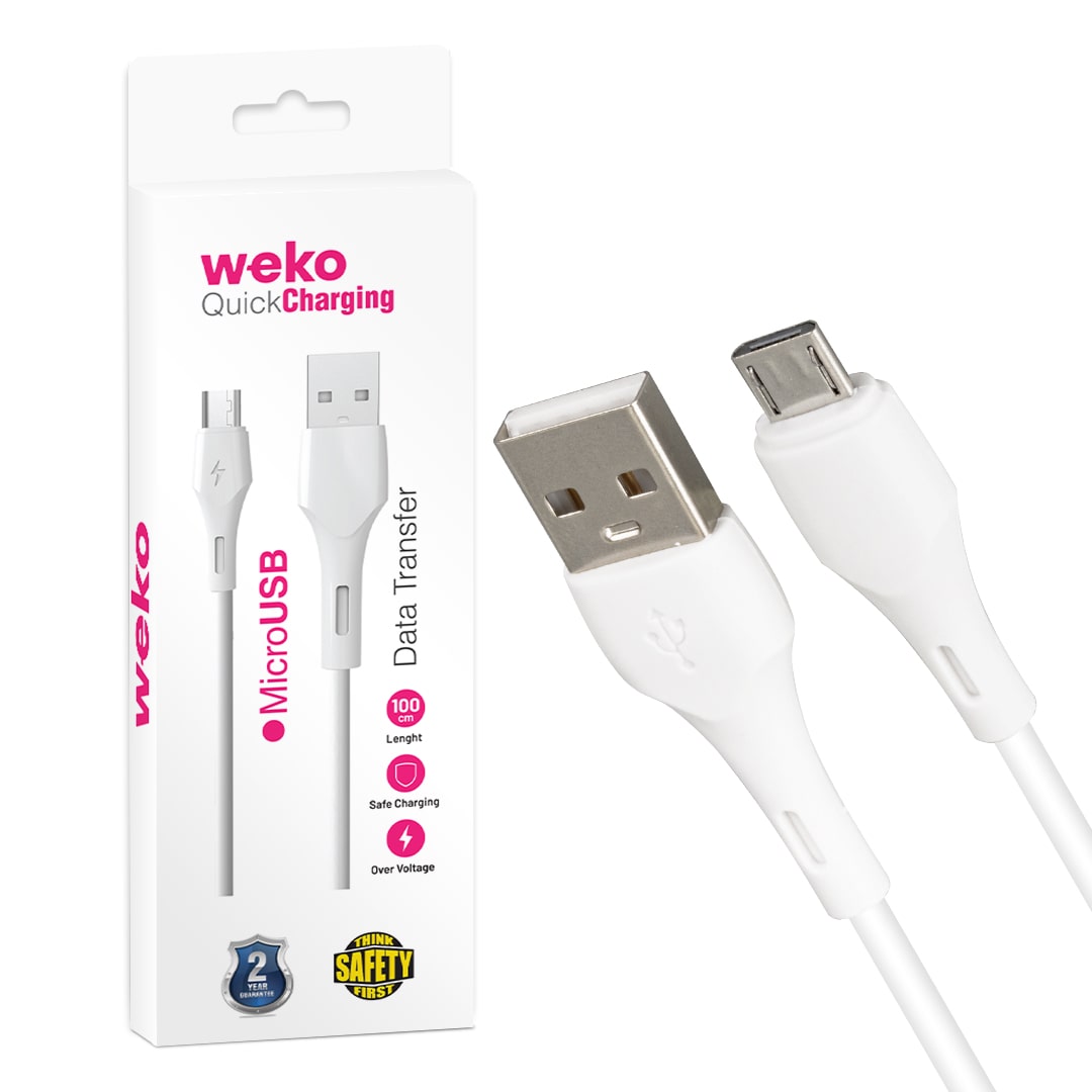 WEKO WK-22017 Usb to Micro USB 1 Metre Şarj Data Kablosu Kutulu