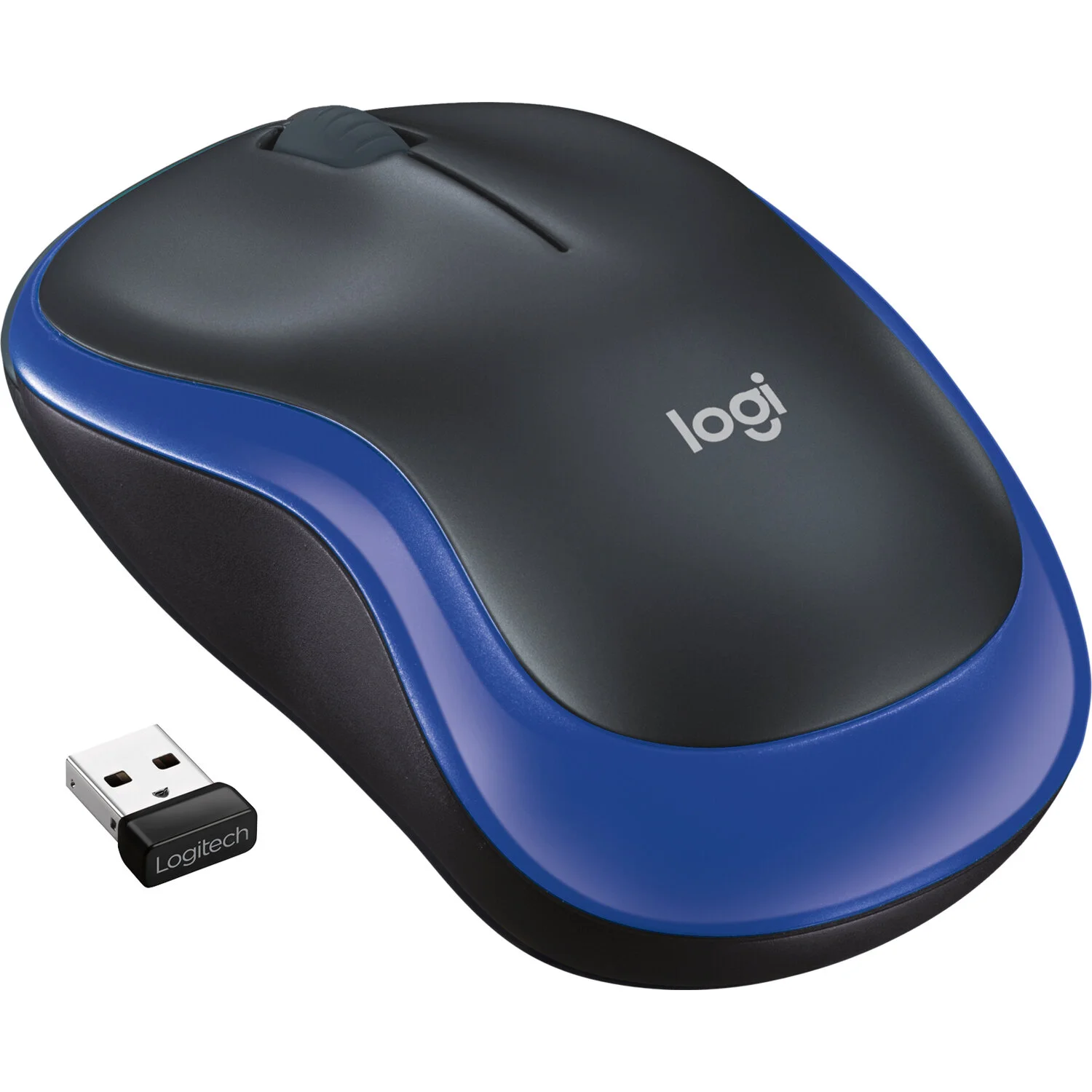 Logitech M185 1000Dpi Nano Alıcılı Kablosuz Optik Mouse Mavi