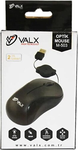 Valx M-503 Optik Makaralı Kablolu Mouse 1000 Dpi
